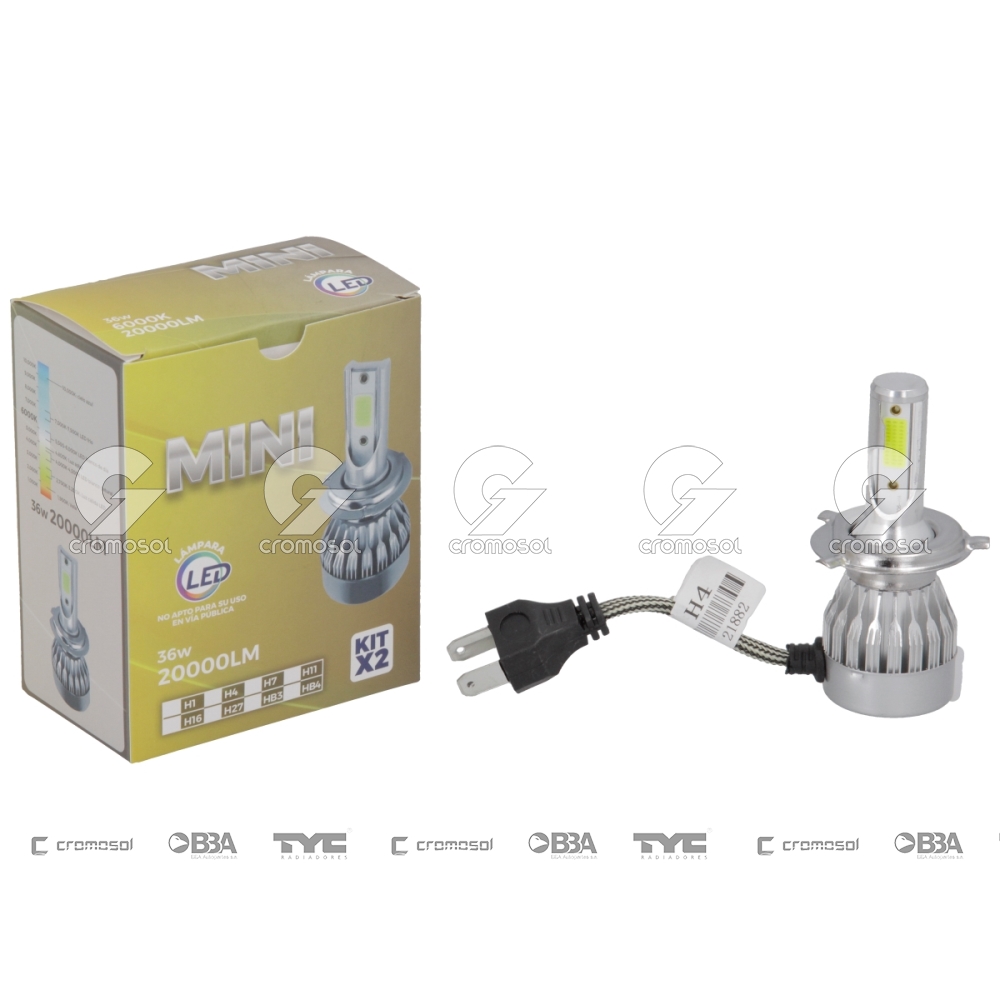 Lampara led para Universal Universal Livianos 50/20 Lampara led rx h4 18w 12v s/cooler off road