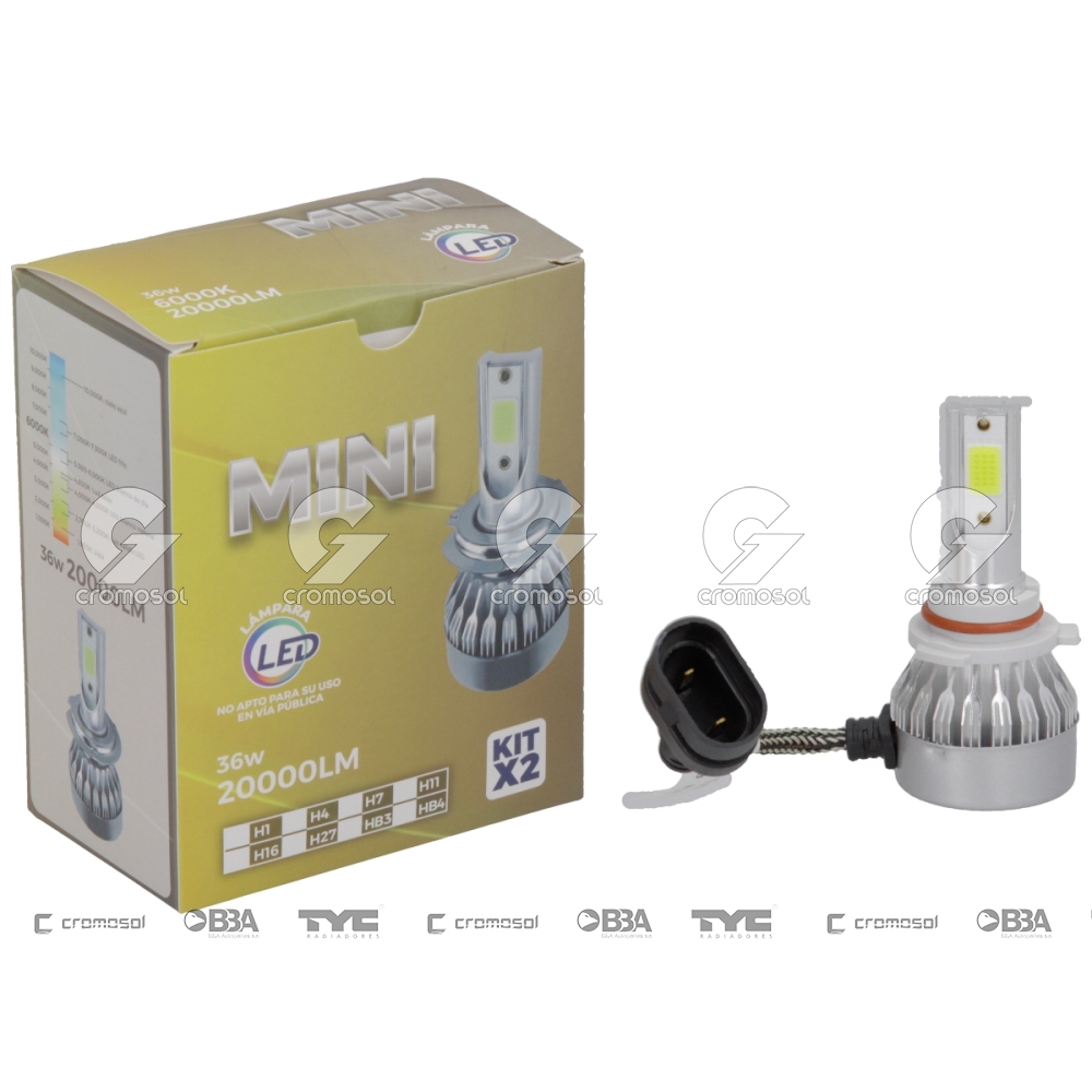 Lampara led para Universal Universal Livianos 50/20 Lampara led rx hb4/9006 18w 12v s/cooler off road