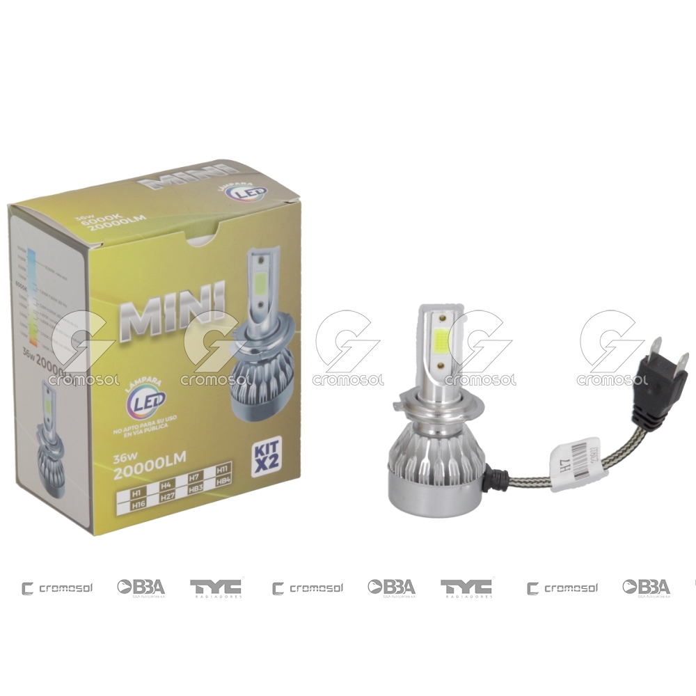 Lampara led para Universal Universal Livianos 50/20 Cree led h7 12/24v sin cooler (x2)