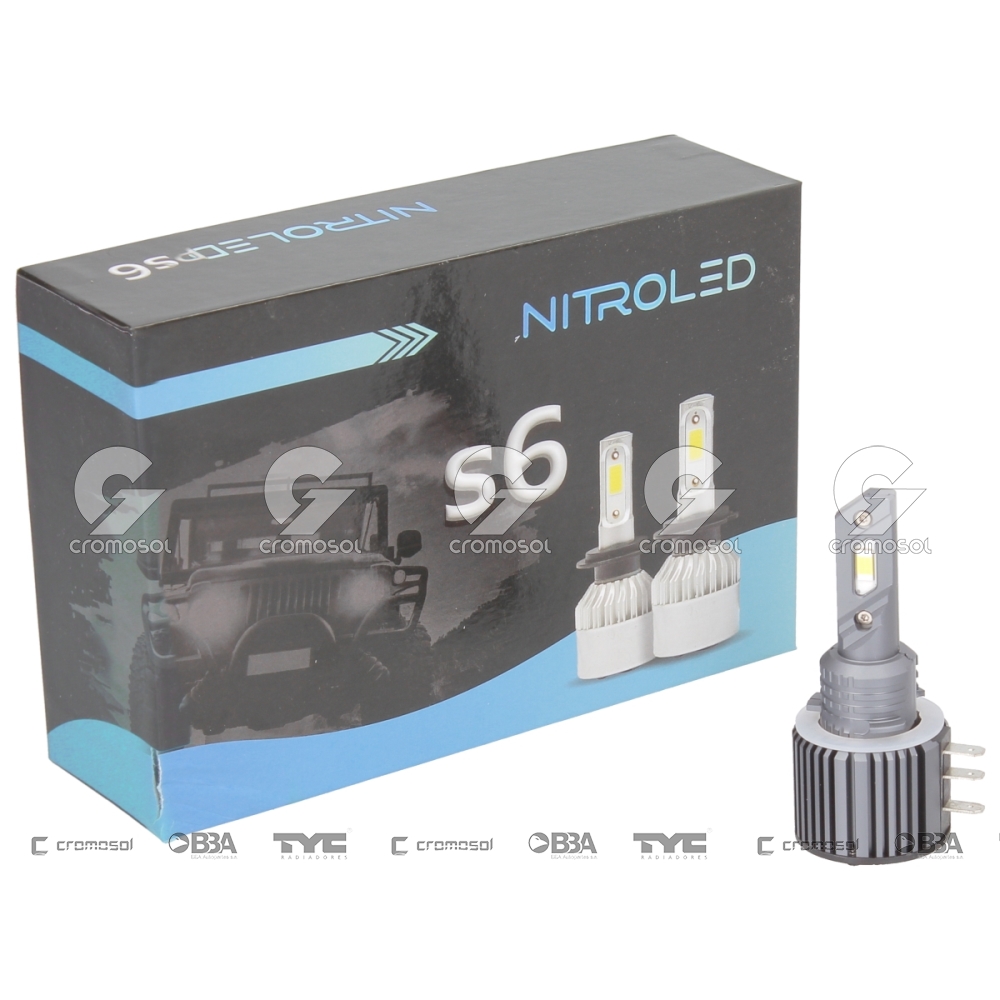 Lampara led para Universal Universal Livianos 50/20 Lampara led s6 h15 18w 12v c/cooler off road