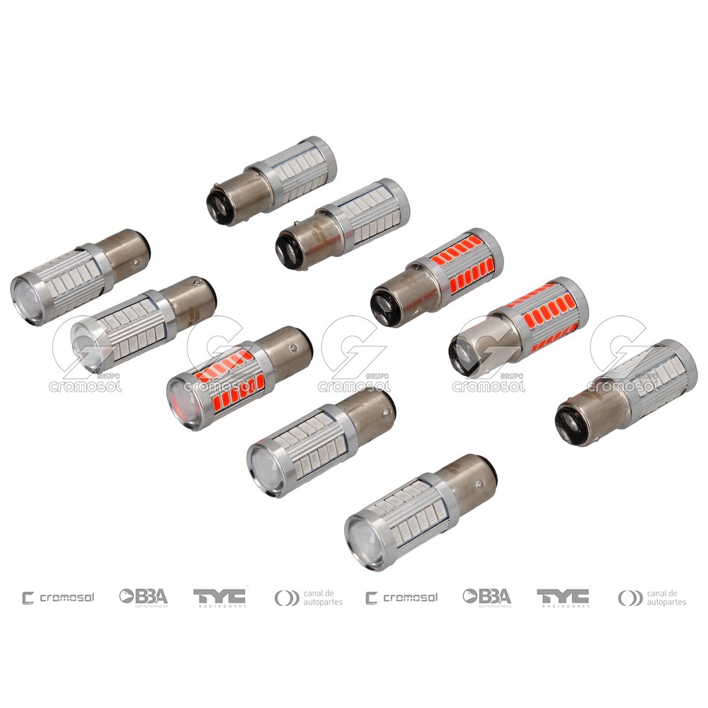 Lampara led para Universal Universal Livianos 50/20 Canbus (1034) 12/24v (2 polos) rojo x10