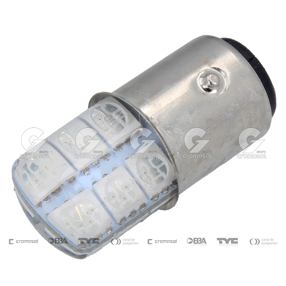 Lampara led para Universal Universal Pesados 50/20 P21/5w (1034/1157) 24v (12 led cob silica) rojo (x2)