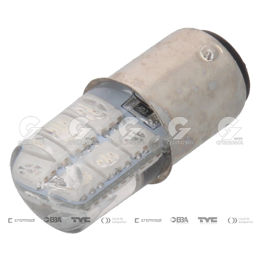 Lampara led para Universal Universal Pesados 50/20 P21/5w (1034/1157) 24v (12 led cob silica) ambar (x2)