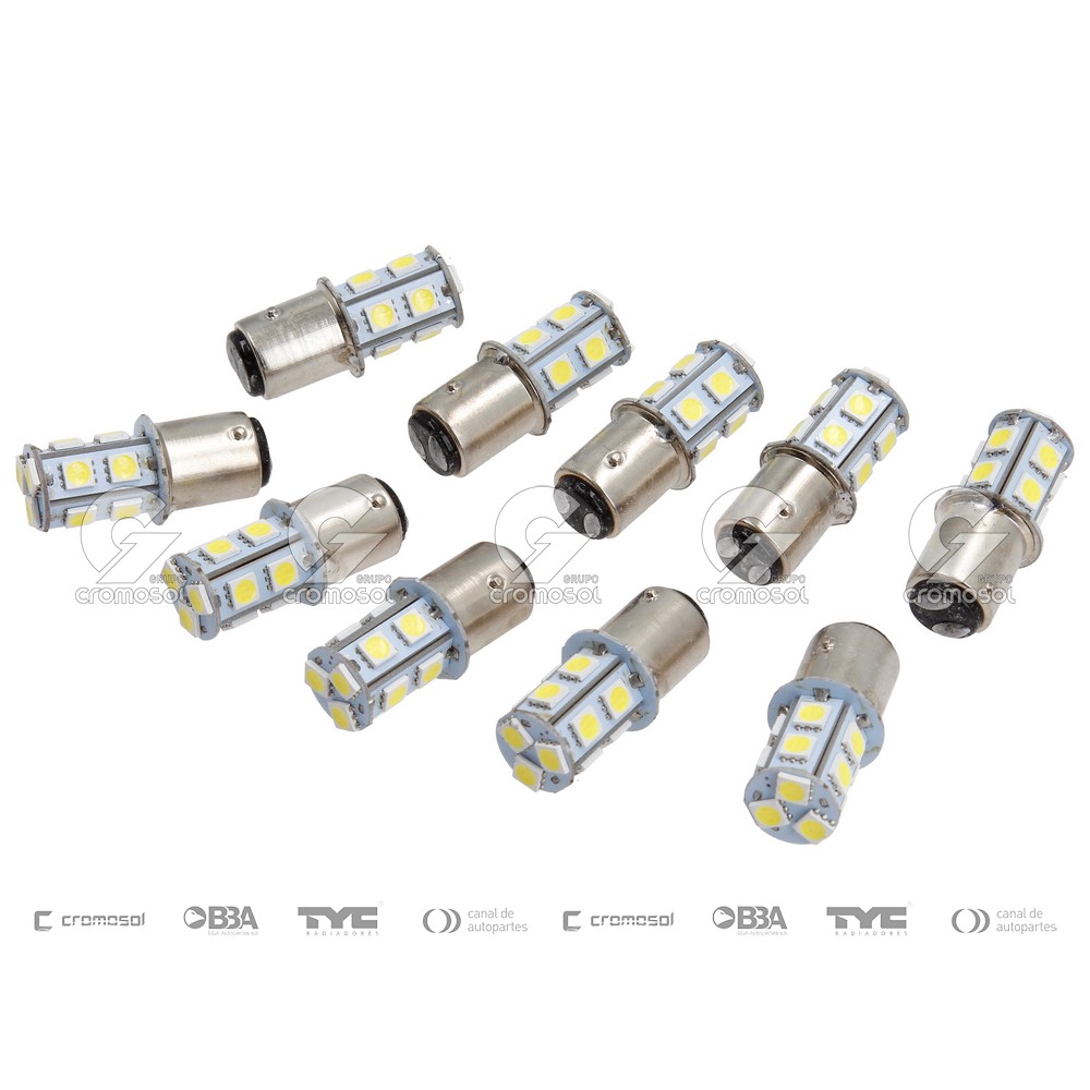 Lampara led para Universal Universal Pesados 50/20 P21/5w (1034/1157) 24v (13 led smd) blanco (x10)