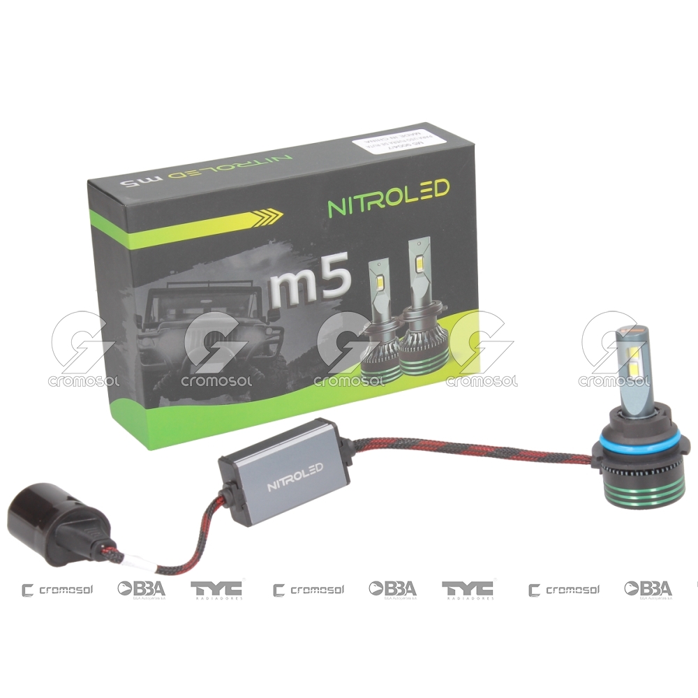 Lampara led para Universal Universal Livianos 50/20 Lampara led m5 9004/7 60w 12v c/cooler c/cambus of