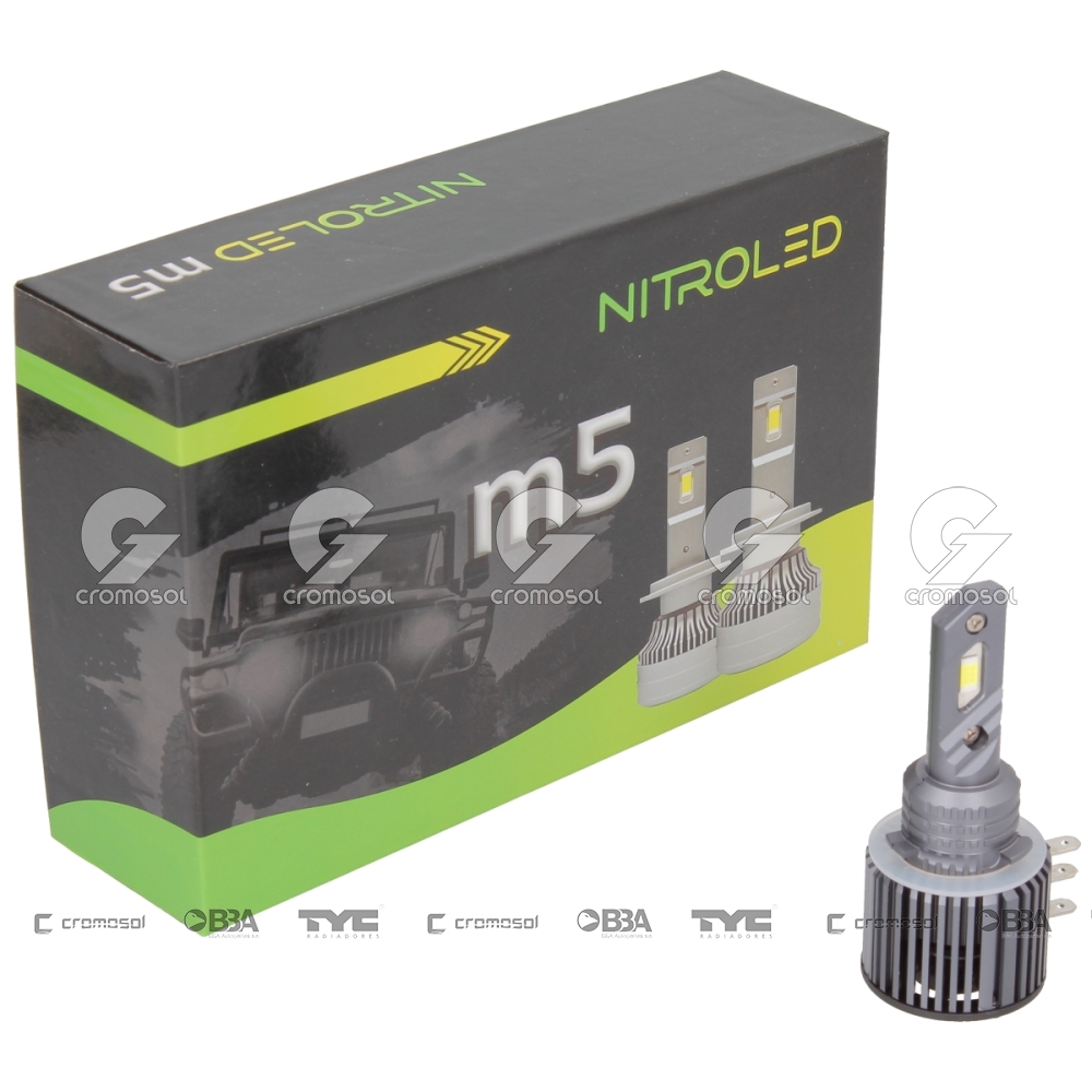 Lampara led para Universal Universal Livianos 50/20 Lampara led m5 h15 60w 12v c/cooler c/cambus off r