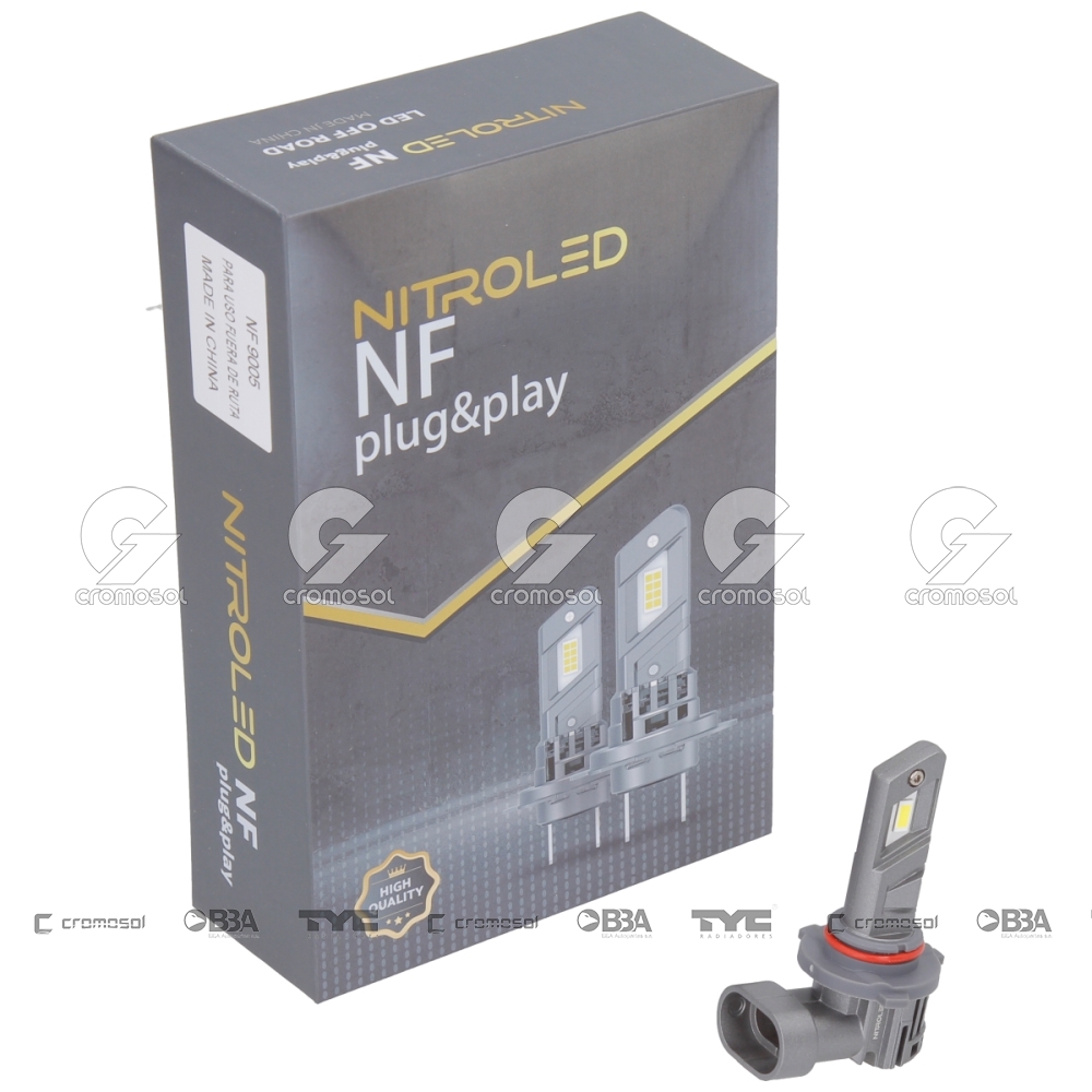 Lampara led para Universal Universal Livianos 50/20 Lampara led nf 9005 30w 12v c/cooler c/cambus off