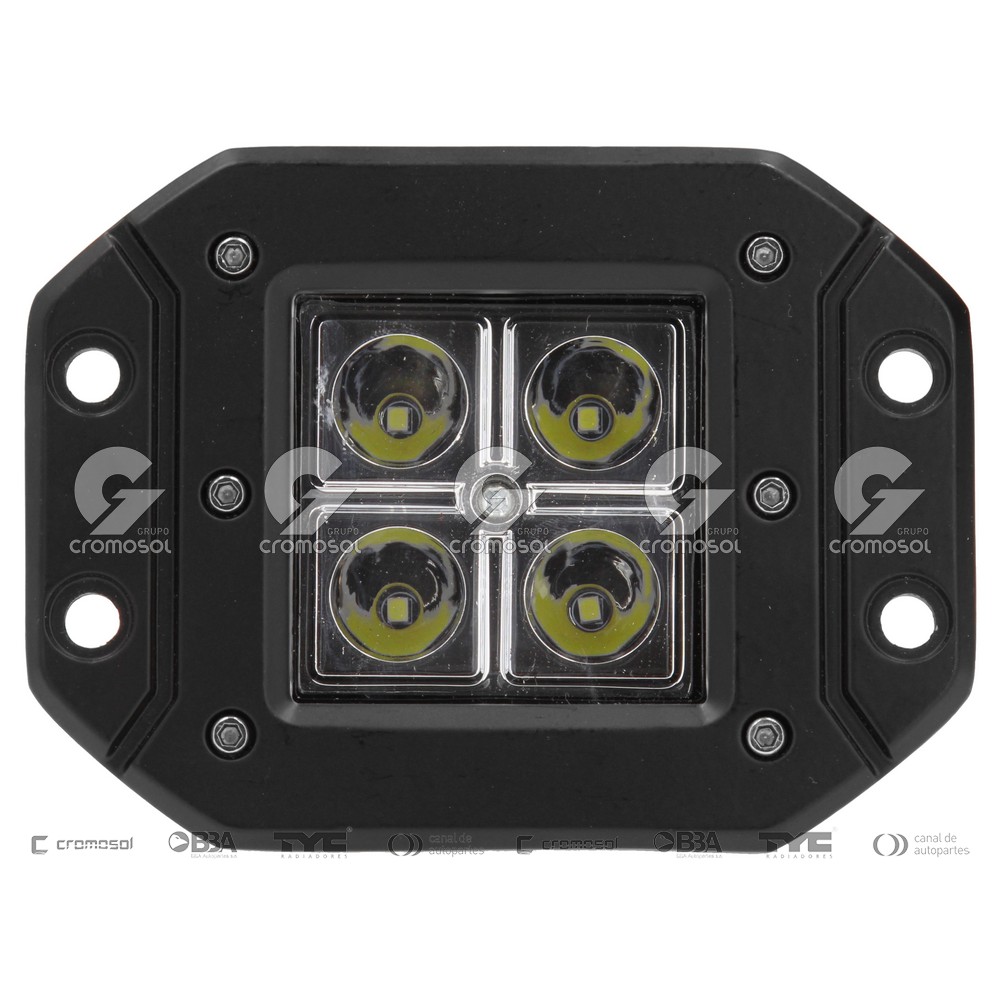 Faro auxiliar para Universal Universal Livianos 50/20 Faro universal luz de trabajo led 12/36v (122x50x91) 12w