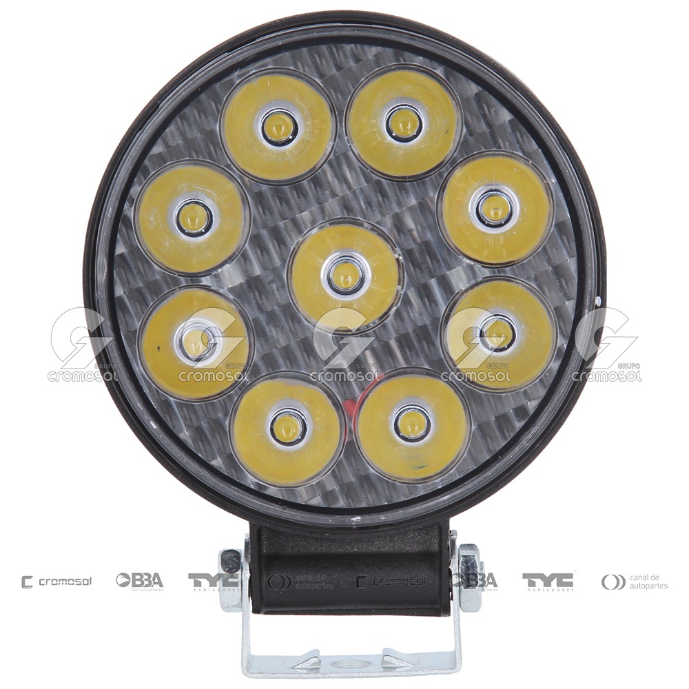 Faro auxiliar para Universal Universal Livianos 50/20 Faro redondo luz de trabajo led 12/36v (85x20x85) 42w