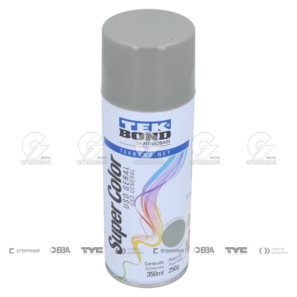 Aerosol para Universal Universal Livianos 50/20 Pintura supercolor plateado 250 gr