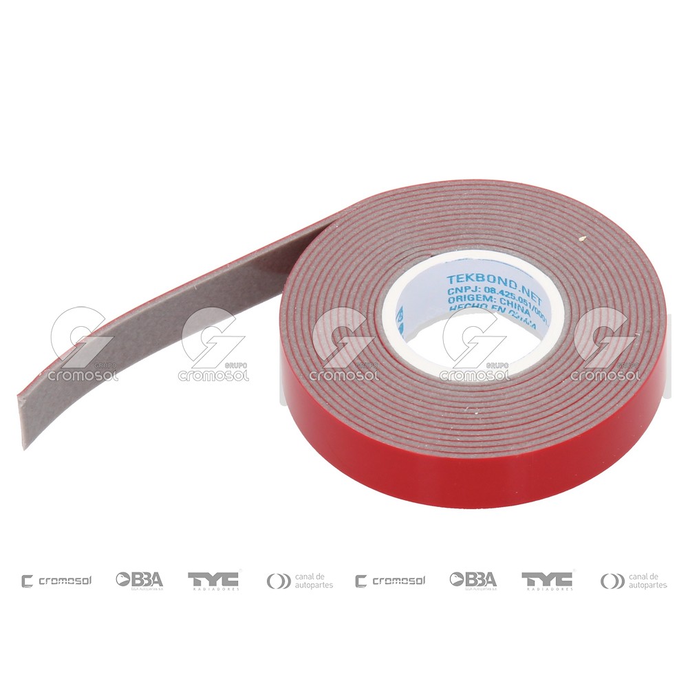 Accesorios para Universal Universal Livianos 50/20 Cinta doble faz int./ext.12mm