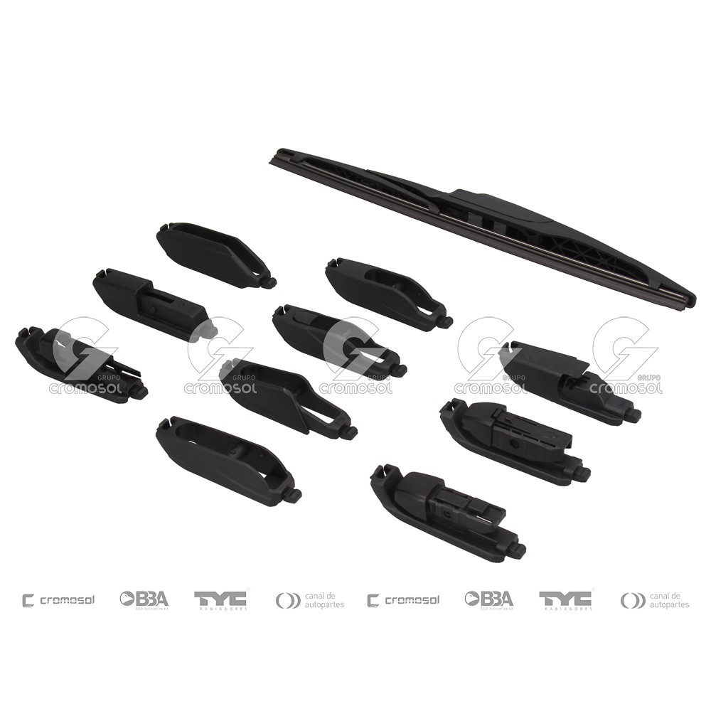 Escobilla trasera para Universal Universal Livianos 50/20 11") tyc plastica multi