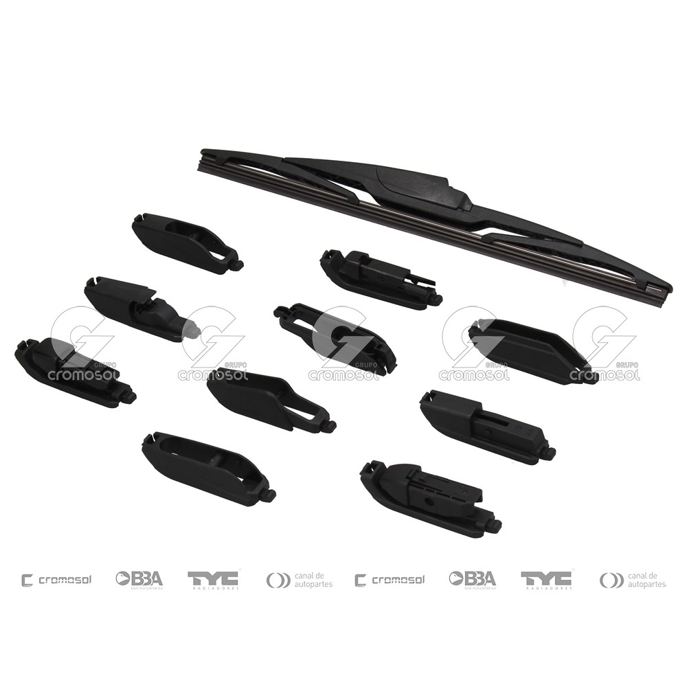 Escobilla trasera para Universal Universal Livianos 50/20 (13") tyc plastica multi