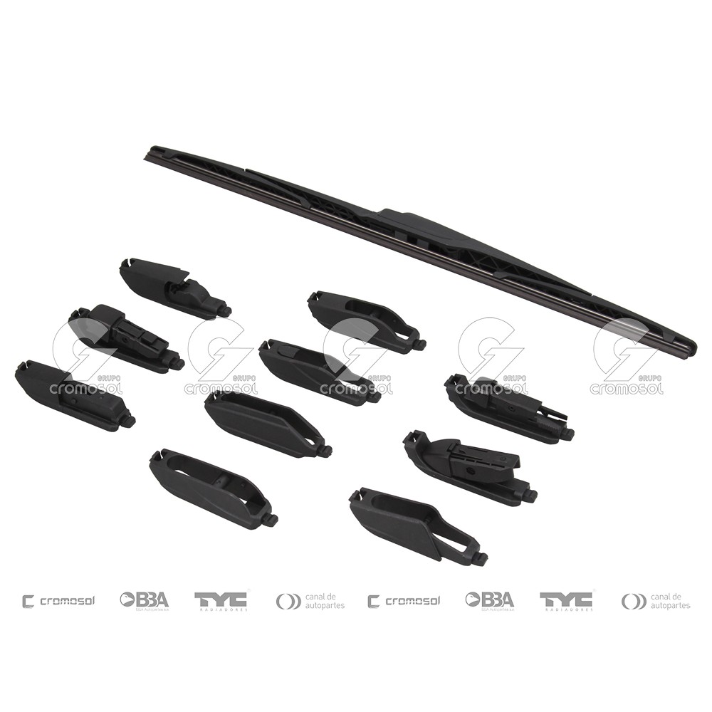 Escobilla trasera para Universal Universal Livianos 50/20 (16") tyc plastica multi