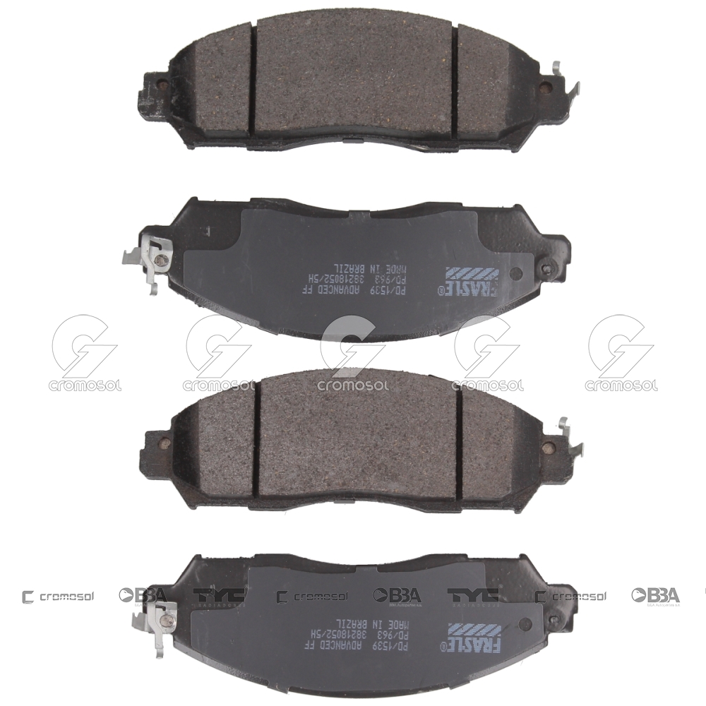 Pastilla de freno para Nissan P.UP Frontier (Navara) 10-15