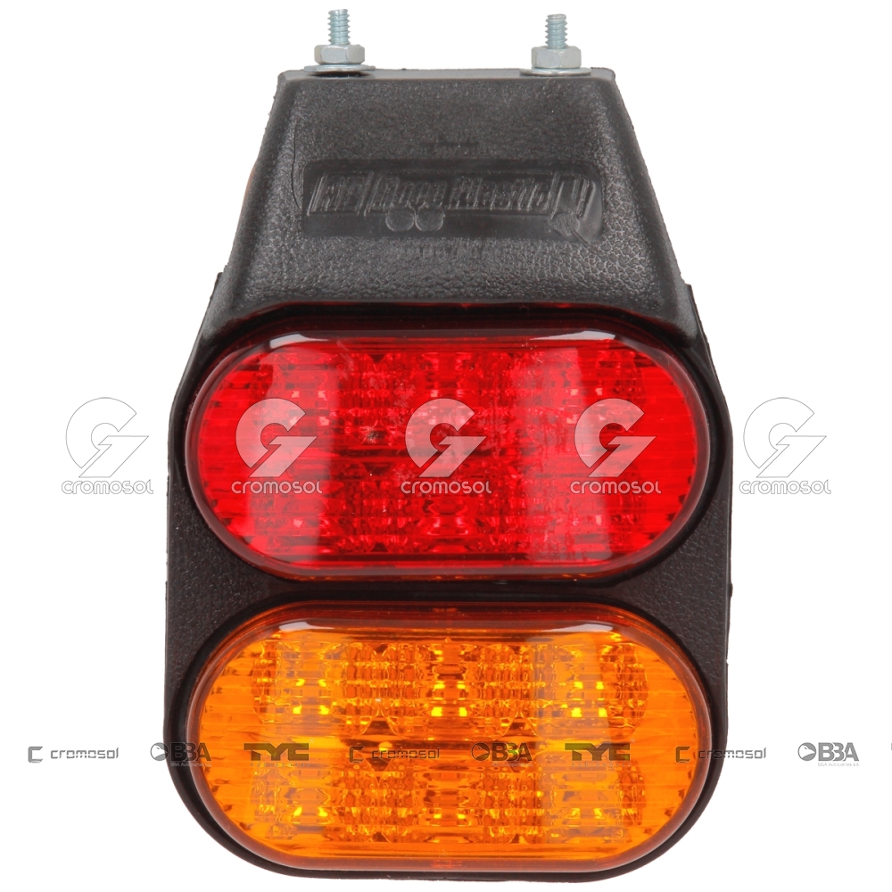Faro delantero para Universal Universal Pesados 50/20 Ambar-rojo led