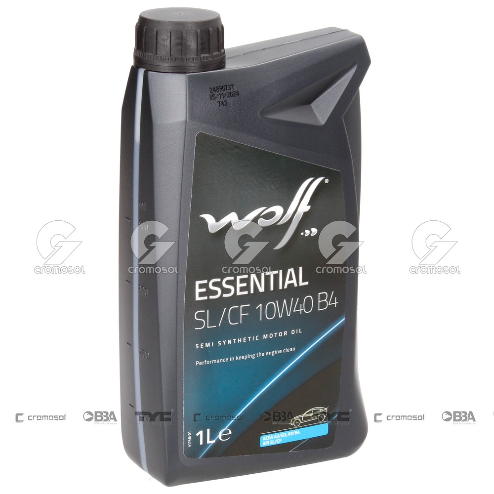 Aceite para Universal Universal Livianos 50/20 Aceite semi sintetico wolf essential sl/cf 10w40 b4 1l