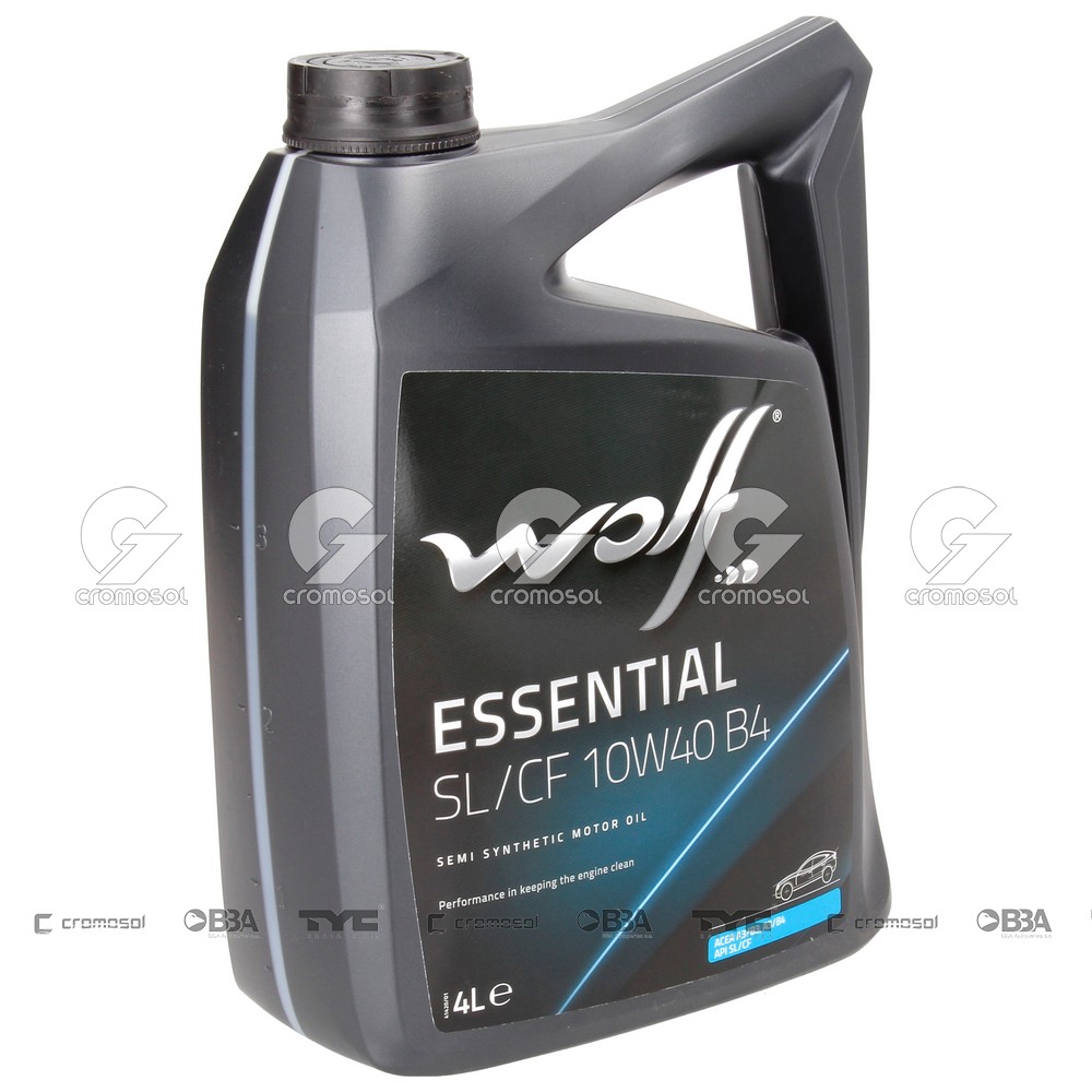Aceite para Universal Universal Livianos 50/20 Aceite semi sintetico wolf essential sl/cf 10w40 b4 4l