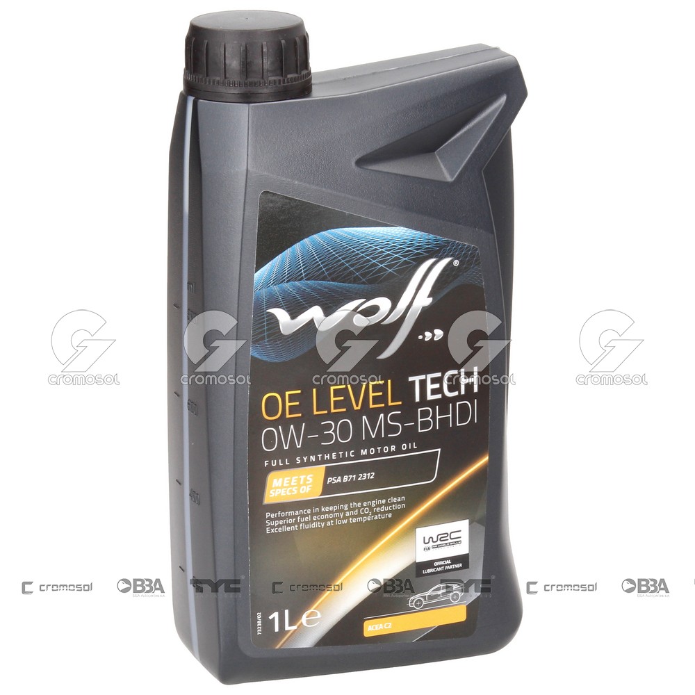 Aceite para Universal Universal Livianos 50/20 Sintetico wolf oe level tech 0w-30 ms-bhdi 1l