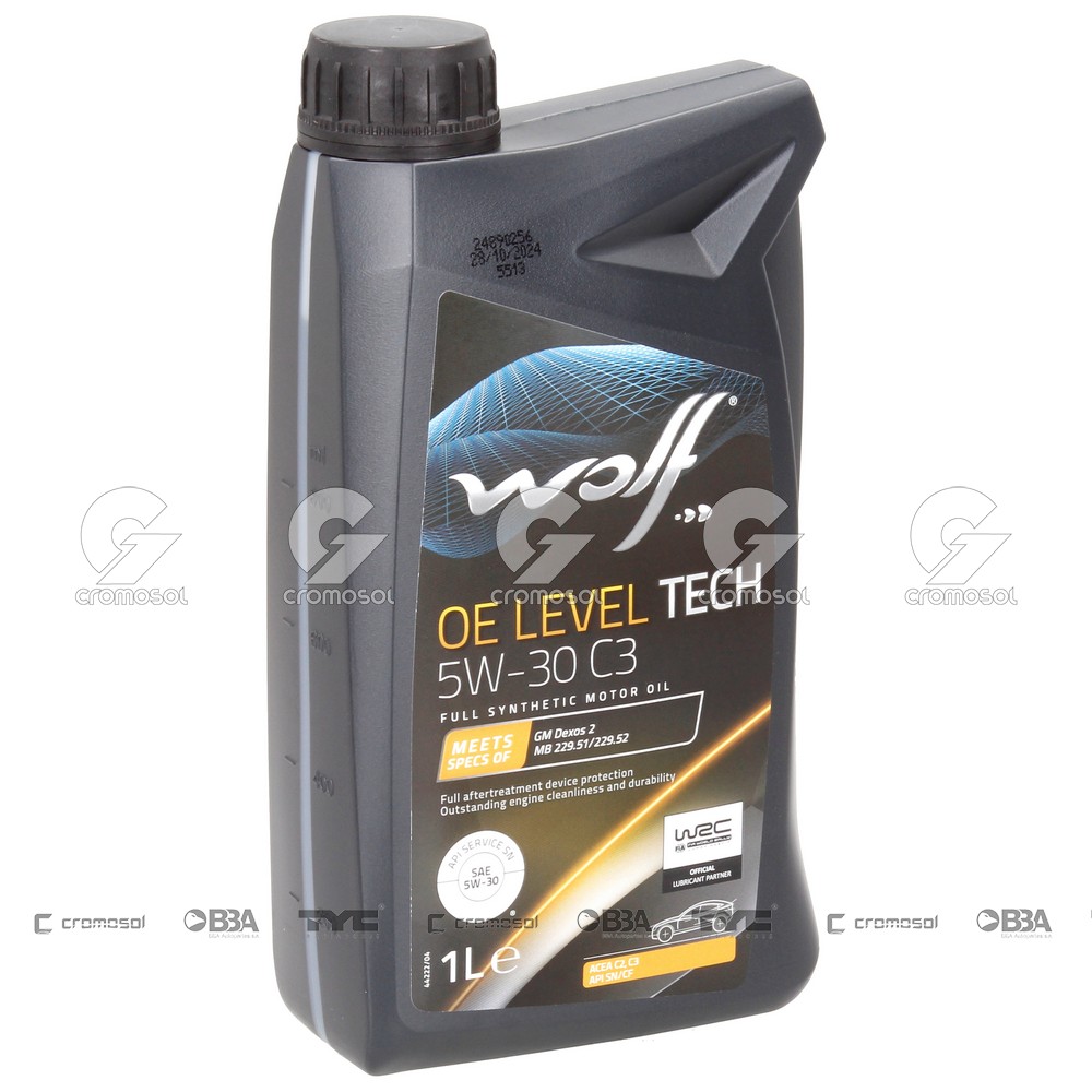 Aceite para Universal Universal Livianos 50/20 Sintetico wolf oe level tech 5w30 c3 1l