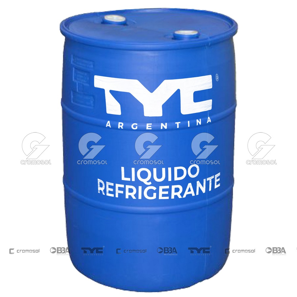 Liquido refrigerante para Universal Universal Livianos 50/20 Liq.refrig.amarillo orga.concentrado x 205 lt