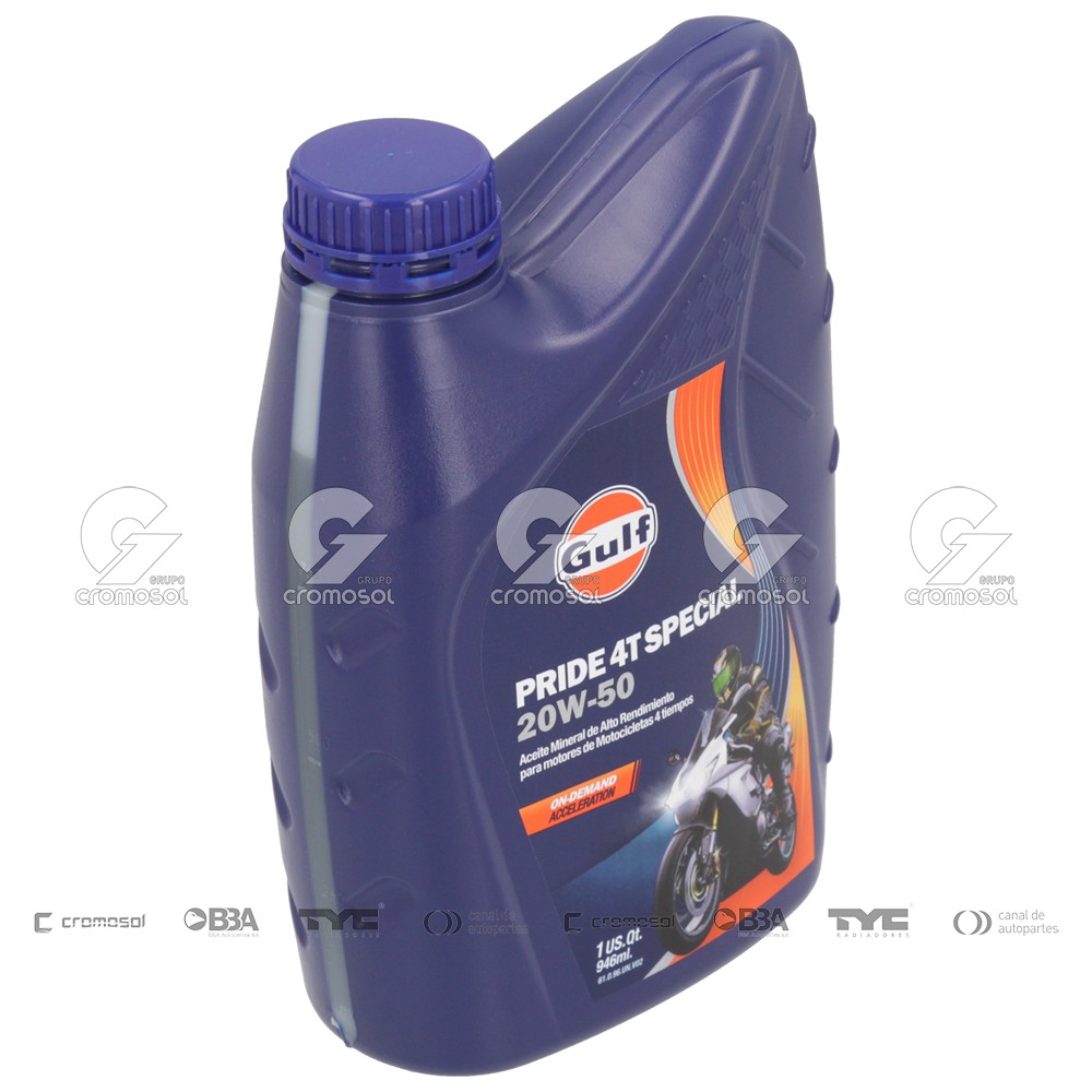 Aceite para Universal Universal Livianos 50/20 Mineral gulf pride 4t special 20w50 (12x1l) motos