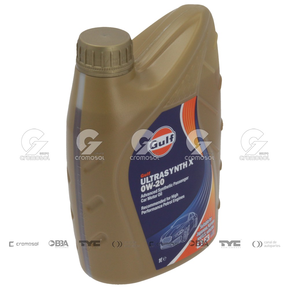 Aceite para Universal Universal Livianos 50/20 Sintetico gulf ultrasynth x 0w-20 (caja 12x1l)