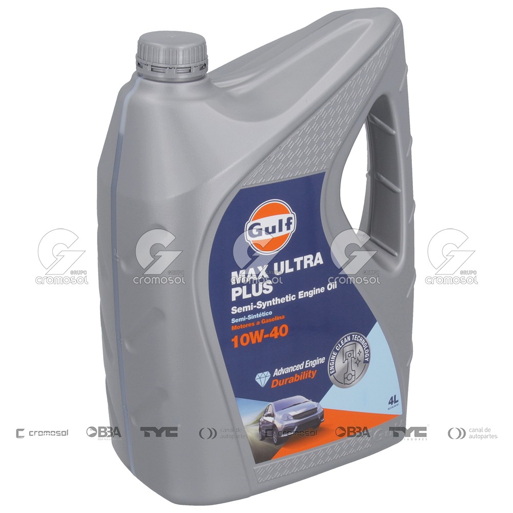 Aceite para Universal Universal Livianos 50/20 semi sintetico gulf max ultra plus 10w-40 (caja 4x4l)