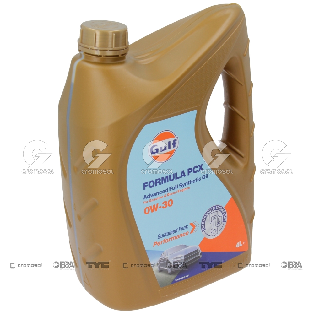 Aceite para Universal Universal Livianos 50/20 Sintetico gulf formula pcx 0w30 (caja 4x4l)