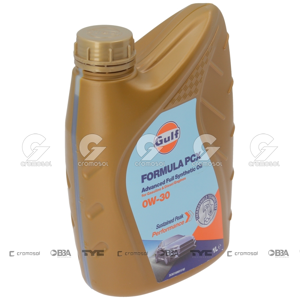 Aceite para Universal Universal Livianos 50/20 Sintetico gulf formula pcx 0w30 (caja 12 x 1l)