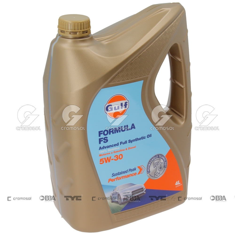 Aceite para Universal Universal Livianos 50/20 Sintetico gulf formula fs 5w-30 (caja 4x4l)