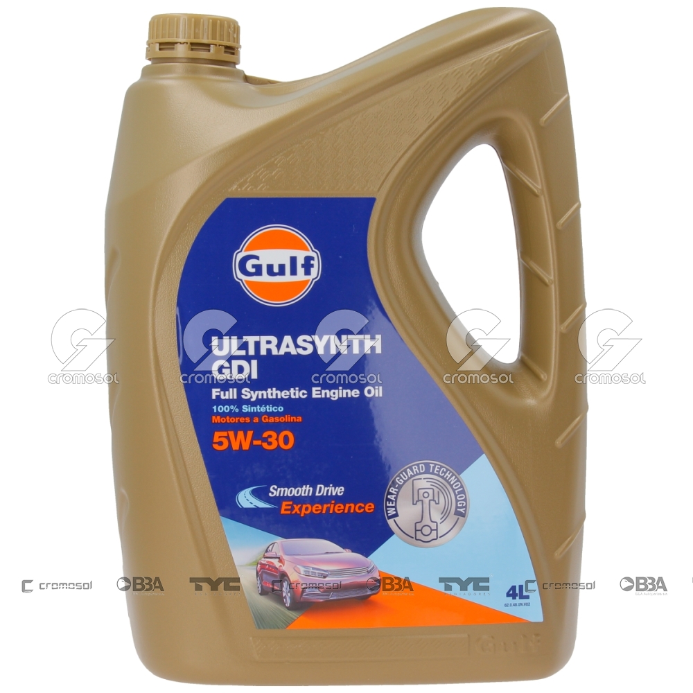 Aceite para Universal Universal Livianos 50/20 Sintetico gulf ultrasynth gdi 5w-30 (caja 4x4l)