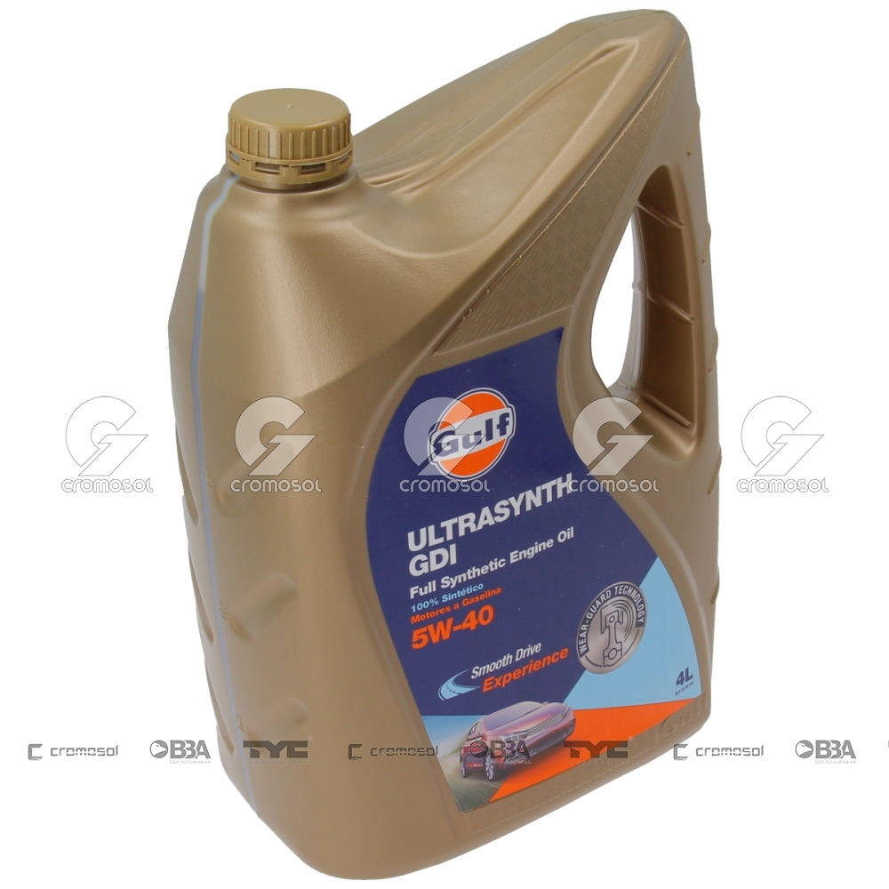 Aceite para Universal Universal Livianos 50/20 Sintetico gulf ultrasynth gdi 5w-40 (caja 4x4l)