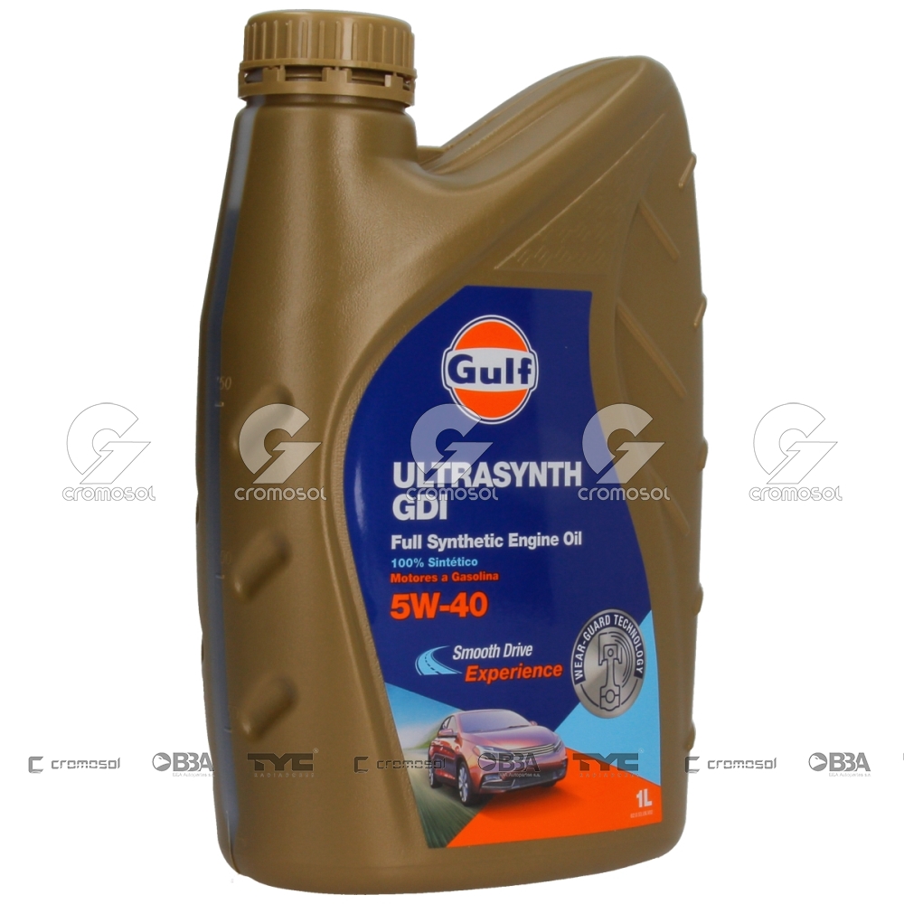 Aceite para Universal Universal Livianos 50/20 Sintetico gulf ultrasynth gdi 5w-40 (caja 12x1l)