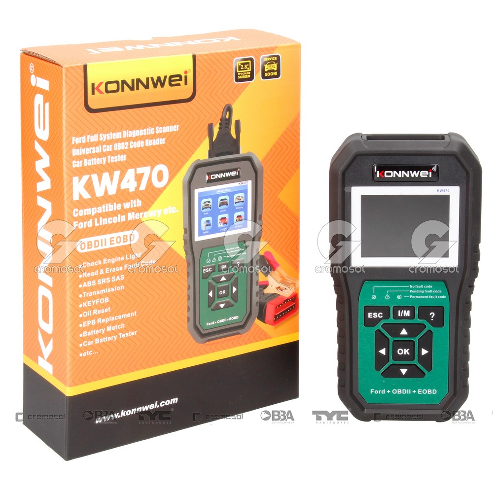 Scanner obd2 para Universal Universal Livianos 50/20 Scanner obd2 grupo ford (multifuncion)